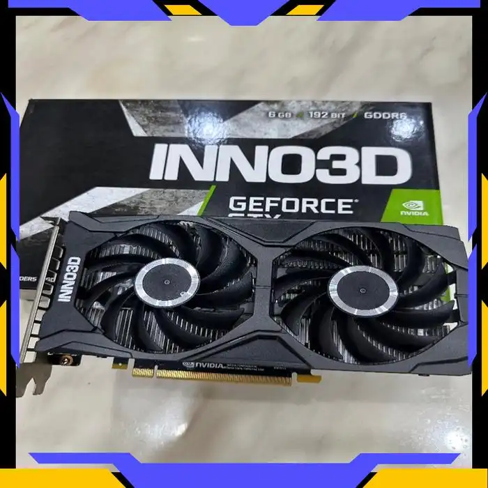 INNO3D VGA INNO3D RTX 2060 TWIN X2 192 BIT 6GB GDDR6 Nvidia Geforce LIKE NEW Harga Rp 2.750.000 Toko Medan
