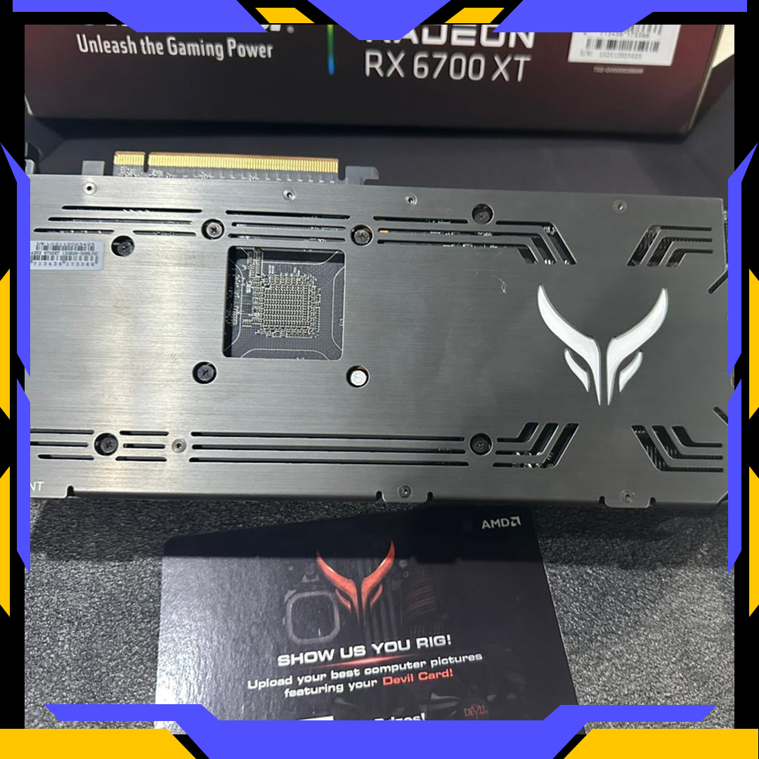 PowerColor VGA POWERCOLOR AMD RADEON RX 6700XT 12GB GDDR6 - 3 FAN LIKE NEW Harga Rp 4.500.000 Toko Medan