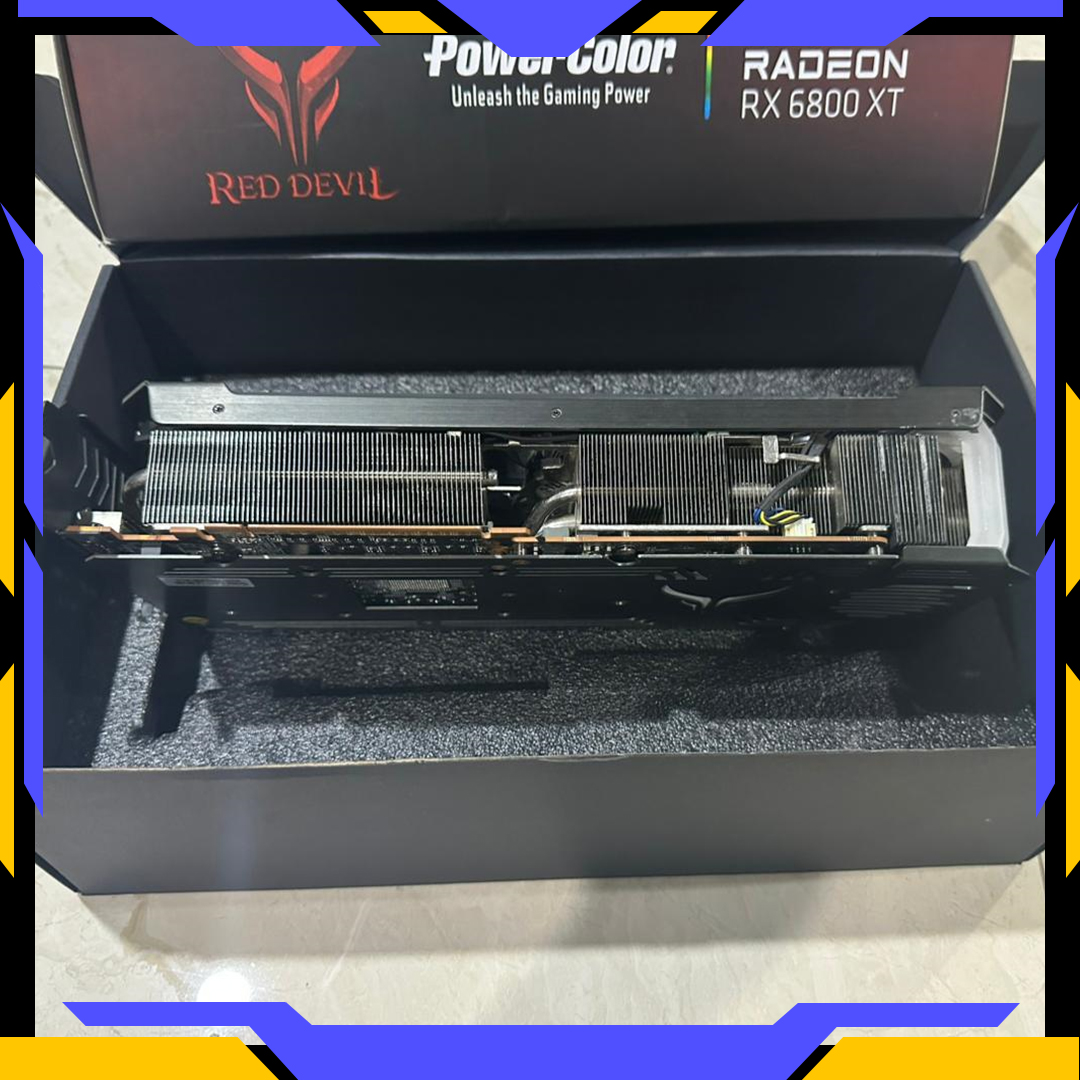 PowerColor VGA POWERCOLOR AMD RADEON RX 6800XT 16GB DDR6 - 3 FAN LIKE NEW Harga Rp 5.400.000 Toko Medan