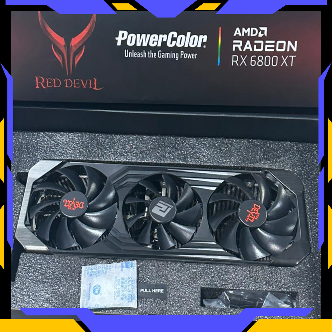 PowerColor VGA POWERCOLOR AMD RADEON RX 6800XT 16GB DDR6 - 3 FAN LIKE NEW Harga Rp 5.400.000 Toko Medan