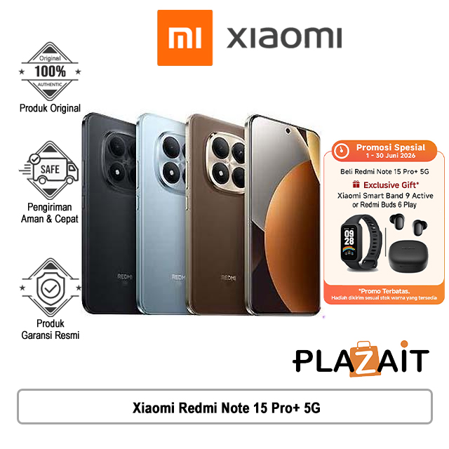 Xiaomi Xiaomi Redmi Note 15 Pro+ 5G 8GB/256GB | 12GB/512GB - Garansi Resmi Red Harga Rp 6.299.000 Toko Medan
