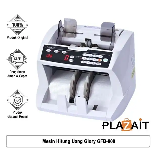 Mesin Hitung Uang Glory GFB-800 - Garansi Resmi