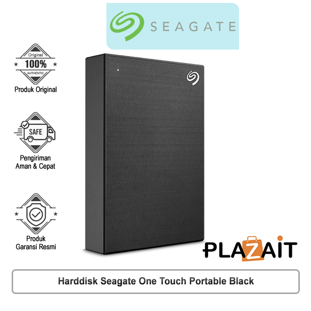Harddisk External Seagate One Touch Portable 1TB 3.0 Black + Pouch