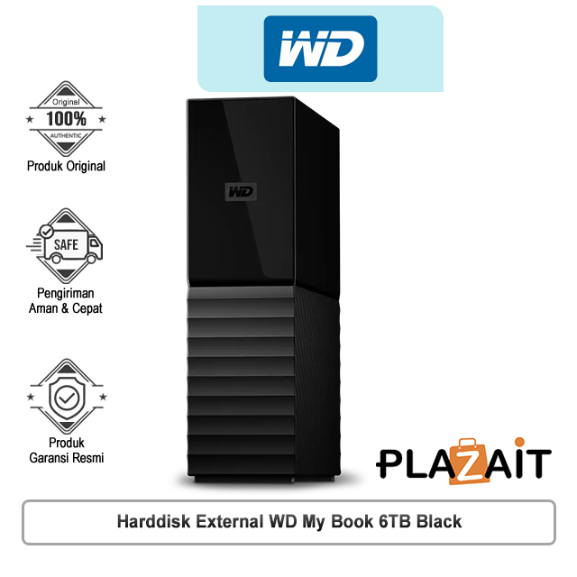 Harddisk External WD My Book 6TB Black