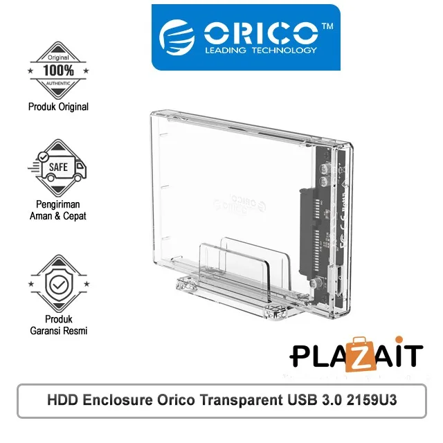 HDD Enclosure Orico Transparent USB 3.0 2159U3
