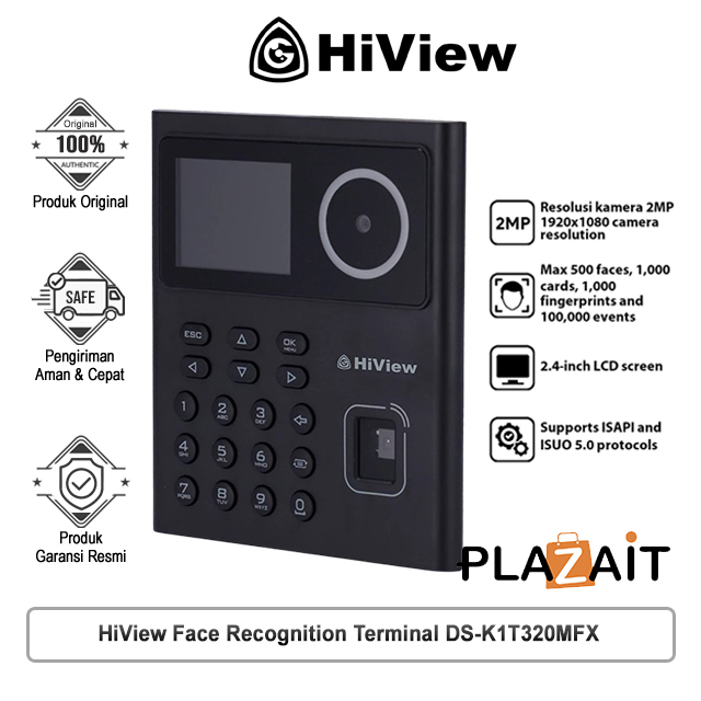 HiView Face Recognition Terminal DS-K1T320MFX