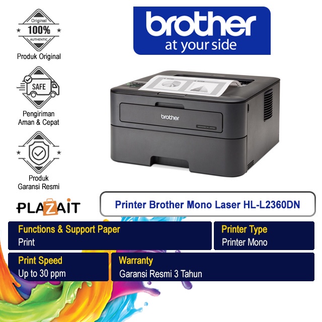 Brother Printer Mono Laser HL-L2360DN A4 - Print Only