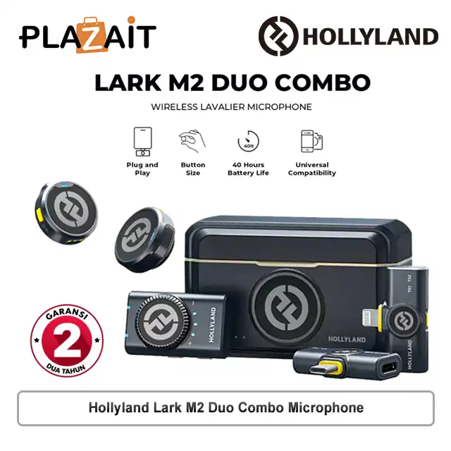 Hollyland Lark M2 Duo Combo Microphone Mic Wireless