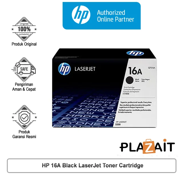 HP 16A Black Original LaserJet Toner Cartridge