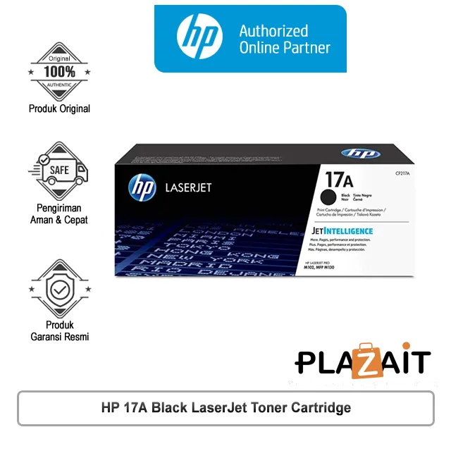 HP 17A Black Original LaserJet Toner Cartridge
