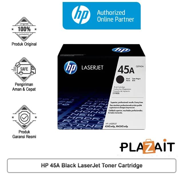 HP 45A Black Original LaserJet Toner Cartridge