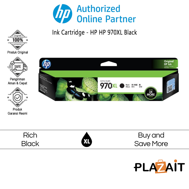 HP 970XL Original High Yield Ink Cartridge Black