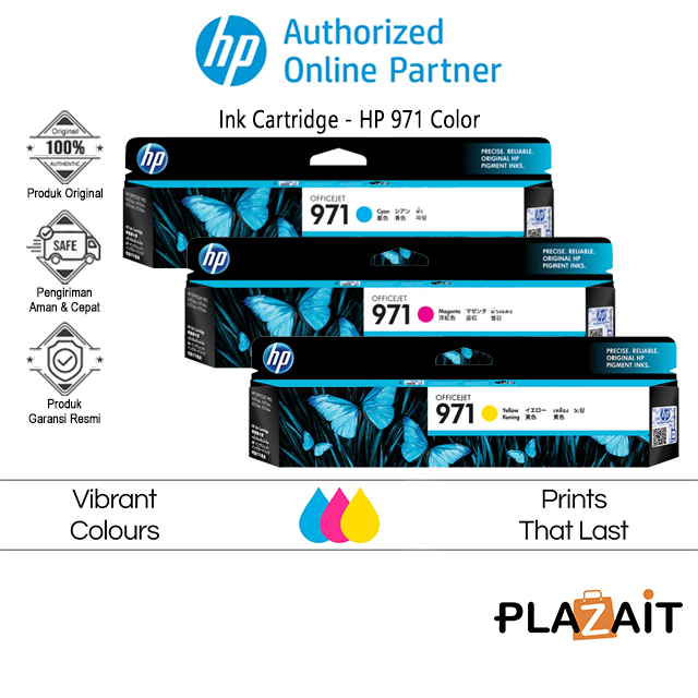 HP 971 Color Original Ink Cartridge