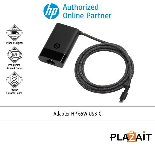HP Adaptor 65W USB-C Adapter Charger Laptop