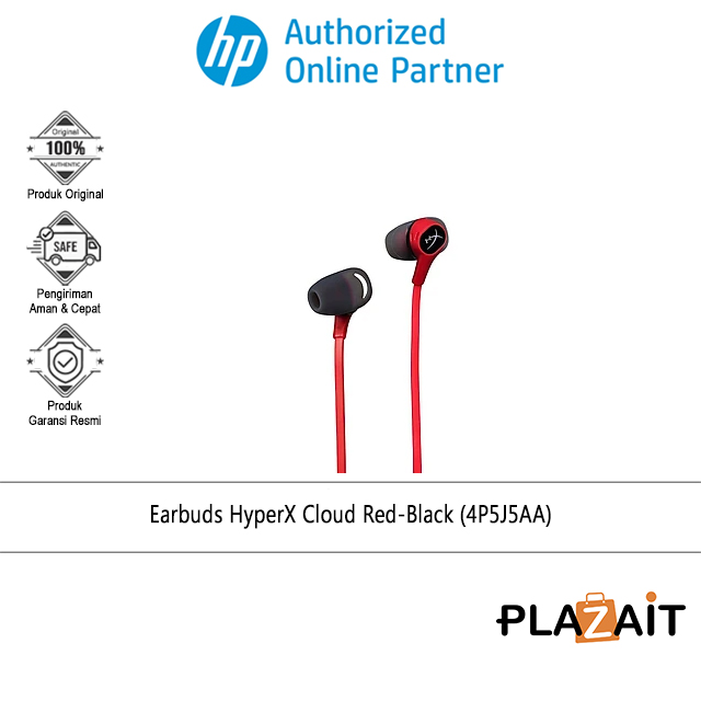HP Earbuds HyperX Cloud Red-Black