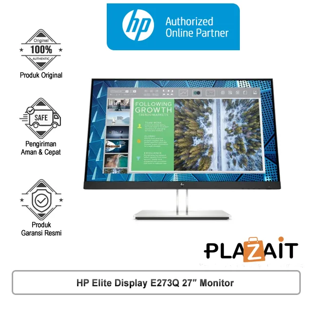 HP Elite Display E273Q 27" Monitor [1FH52AA]