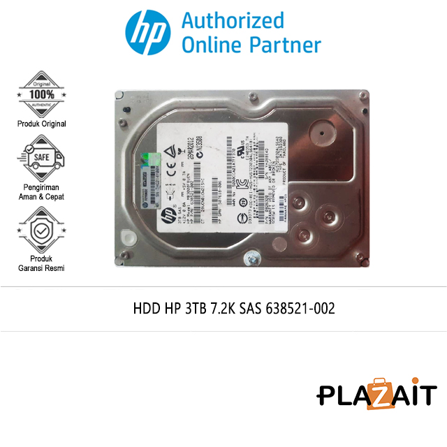 HP HDD 3TB 7.2K SAS 638521-002