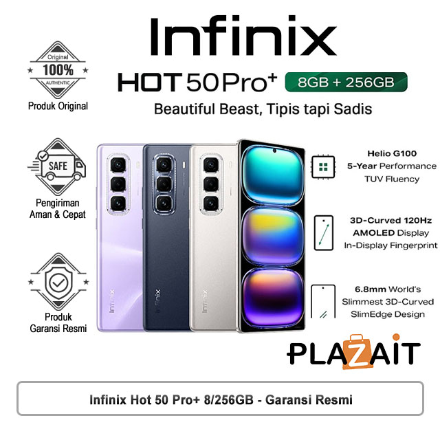 Infinix Hot 50 Pro+ 8/256GB - Garansi Resmi