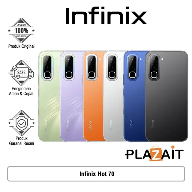 Infinix Hot 70 6GB/128GB 8GB/128GB | 6GB/256GB - Garansi Resmi