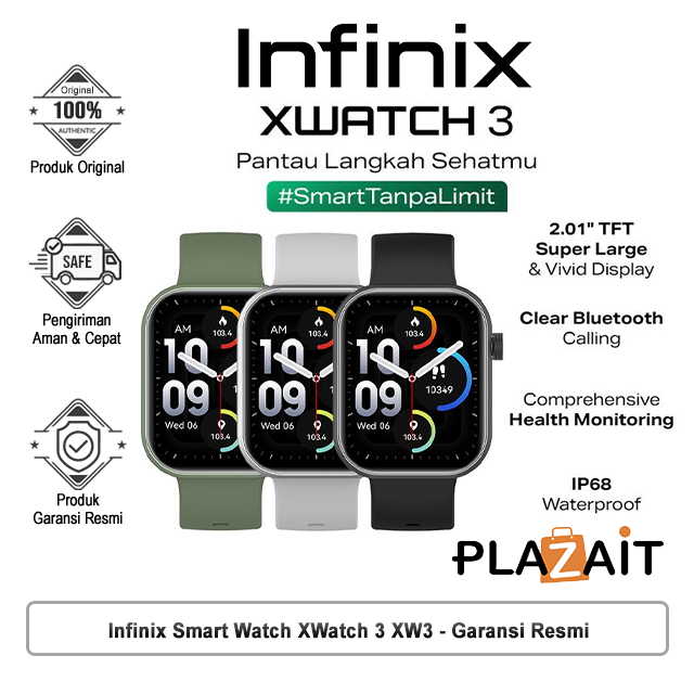 Infinix Smart Watch XWatch 3 XW3 - Garansi Resmi