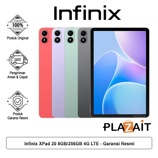 Infinix XPad 20 8GB/256GB 4G LTE - Garansi Resmi