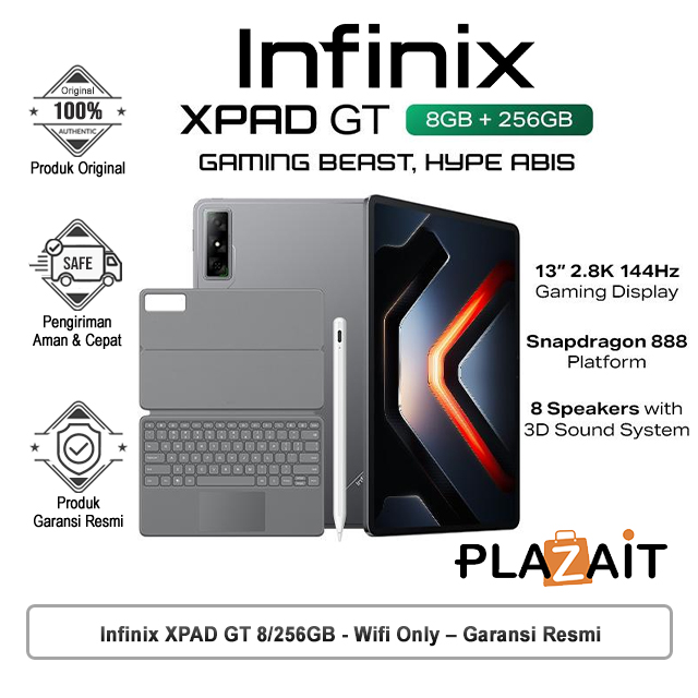 Infinix XPAD GT 8/256GB - Wifi Only - Garansi Resmi