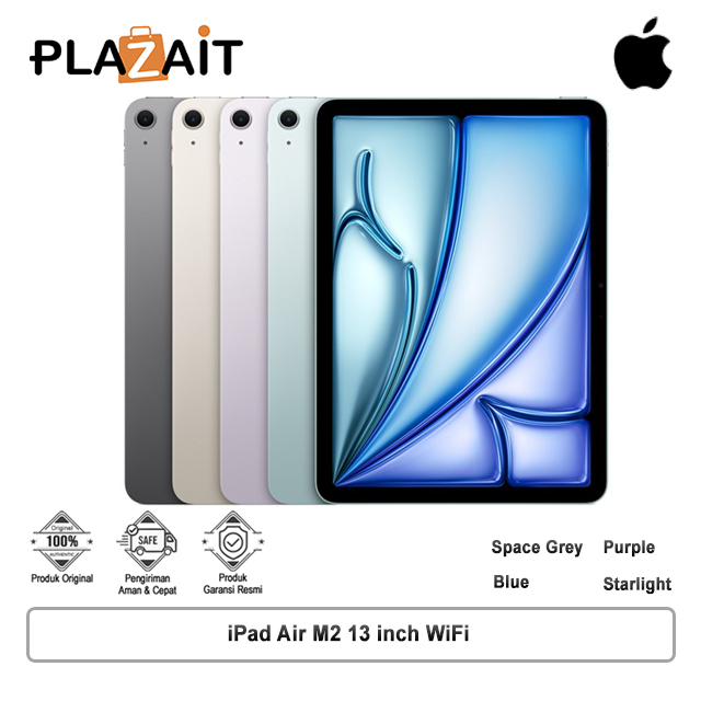 iPad Air M2 13 inch WiFi, Garansi Resmi TAM / iBOX