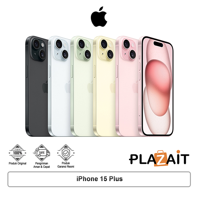 iPhone 15 Plus, Garansi Resmi TAM / iBOX / Digimap
