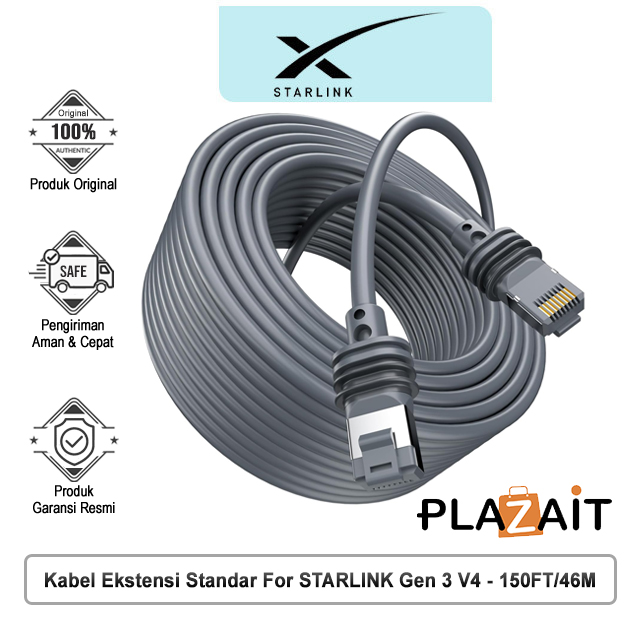 Kabel Ekstensi Standar 150FT/46M For STARLINK Gen 3 V4