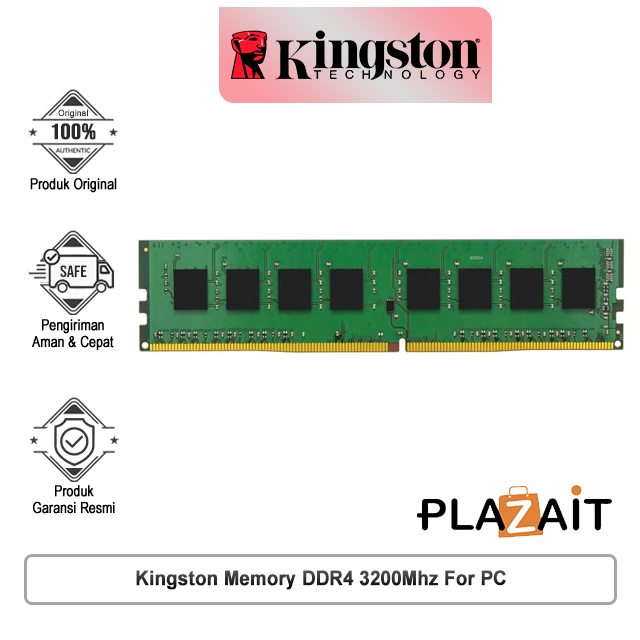 Kingston Memory DDR4 3200Mhz For PC