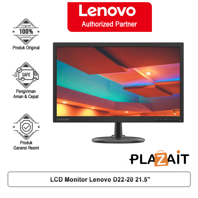 LCD Monitor Lenovo D22-20 21.5"