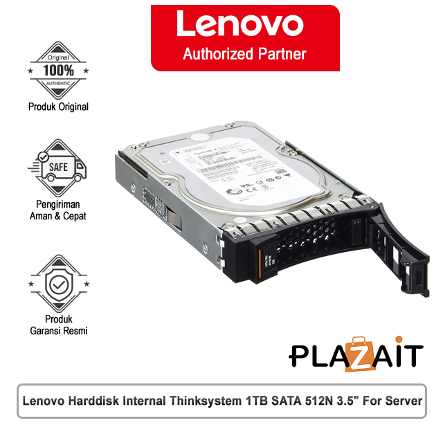 Lenovo Harddisk Internal Thinksystem 1TB SATA 512N 3.5" For Server (7XB7A00049)
