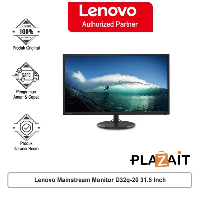 Lenovo Mainstream Monitor D32q-20 31.5 Inch (65F7GAC1WW)