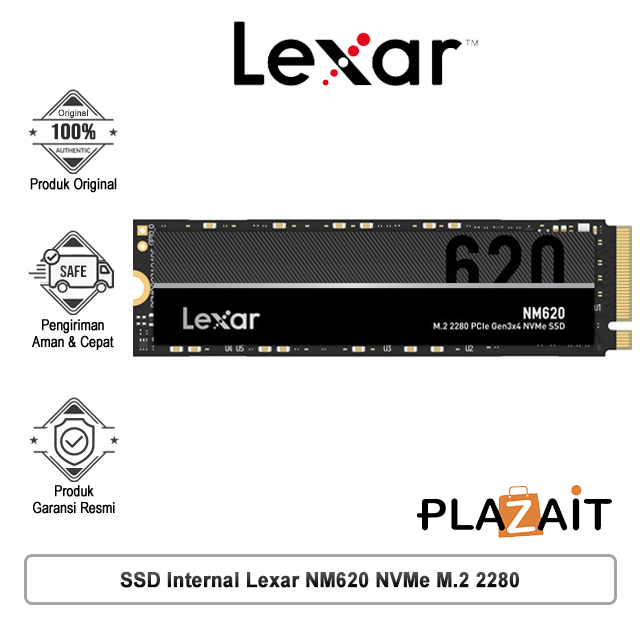 Lexar NM620 SSD Internal NVMe M.2 2280 256GB