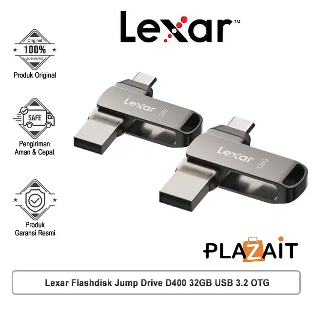 Lexar Flashdisk Jump Drive D400 32GB USB 3.2 OTG