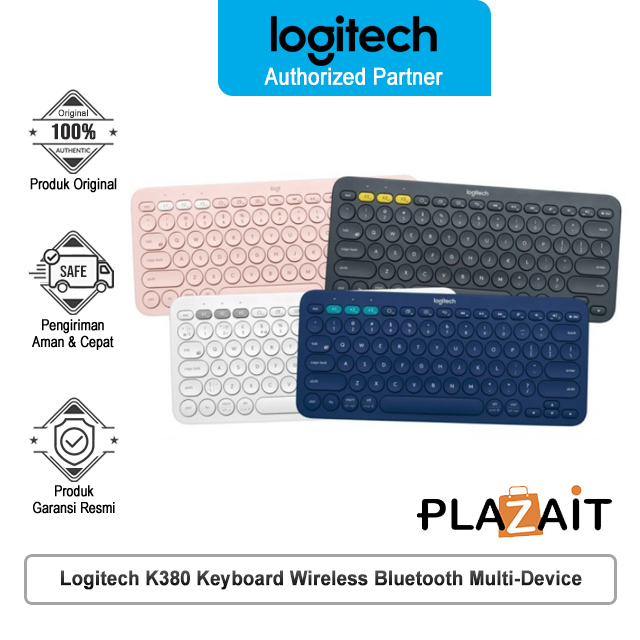 Logitech K380 Keyboard Wireless Bluetooth Multi-Device untuk Windows, Mac, Chrome OS