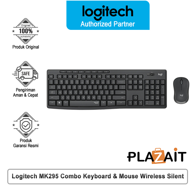 Logitech MK295 Combo Keyboard & Mouse Wireless Silent