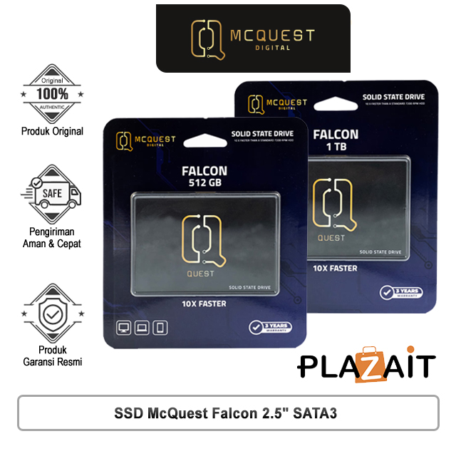 McQuest Falcon SSD Internal 2.5" SATA3