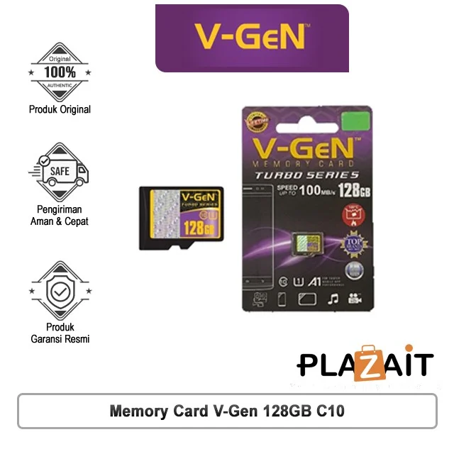Memory Card V-Gen 128GB C10 (V-GEN-128)