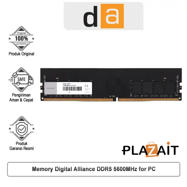 Digital Alliance Memory DDR5 5600MHz for PC - 16GB