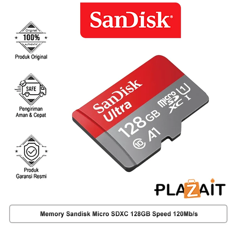Memory Sandisk Micro SDXC 128GB Speed 120Mb/s (SDSQUA4-128GB-GN6MN)