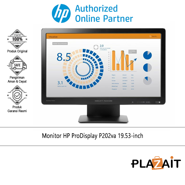 Monitor HP ProDisplay P202va 19.53-inch