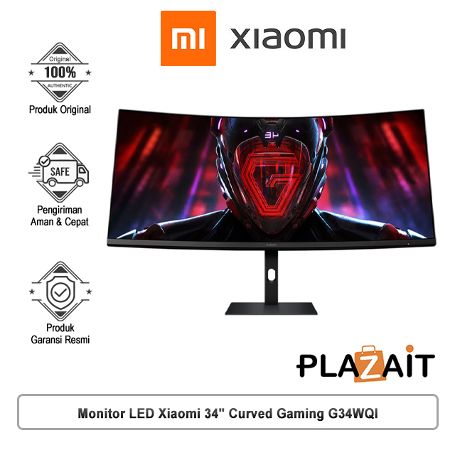 Monitor LED Xiaomi G34WQi Curved Gaming 34"