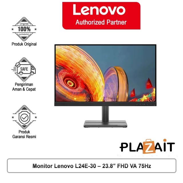 Monitor Lenovo L24E-30 - 23.8" FHD VA 75Hz