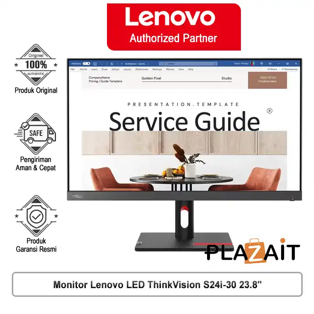 Monitor Lenovo LED ThinkVision S24i-30 23.8"
