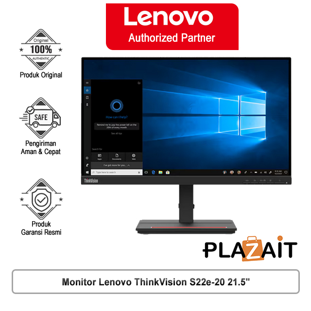 Monitor Lenovo ThinkVision S22e-20 21.5"