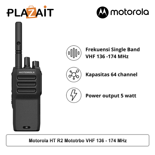 Motorola HT R2 Mototrbo VHF 136 - 174 MHz Digital & Analog