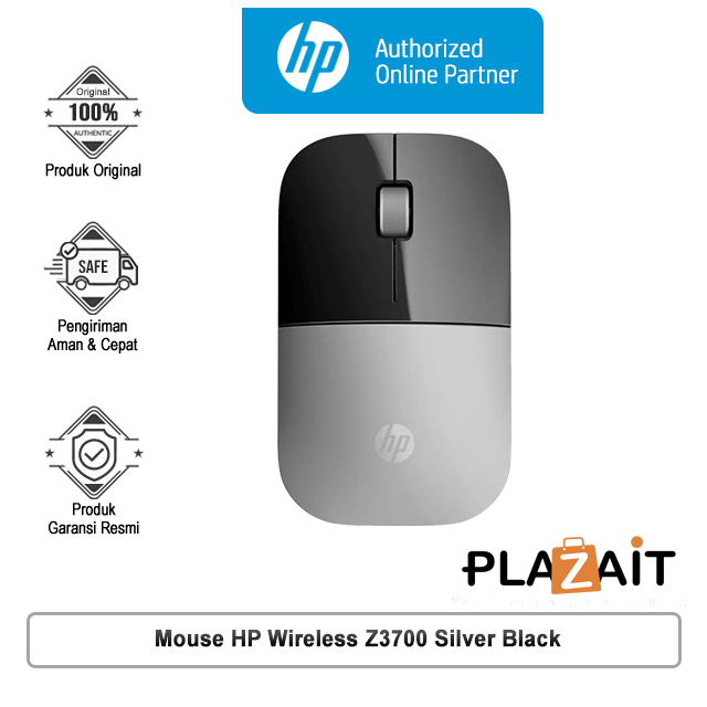Mouse HP Wireless Z3700 Silver Black