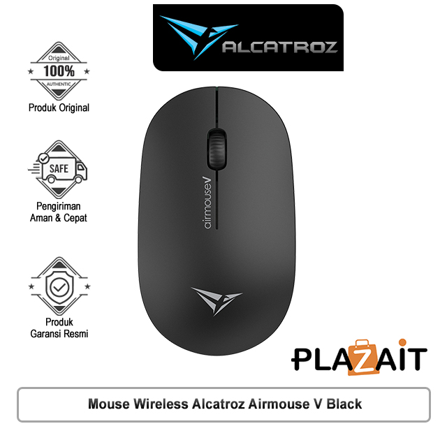 Mouse Wireless Alcatroz Airmouse V Black