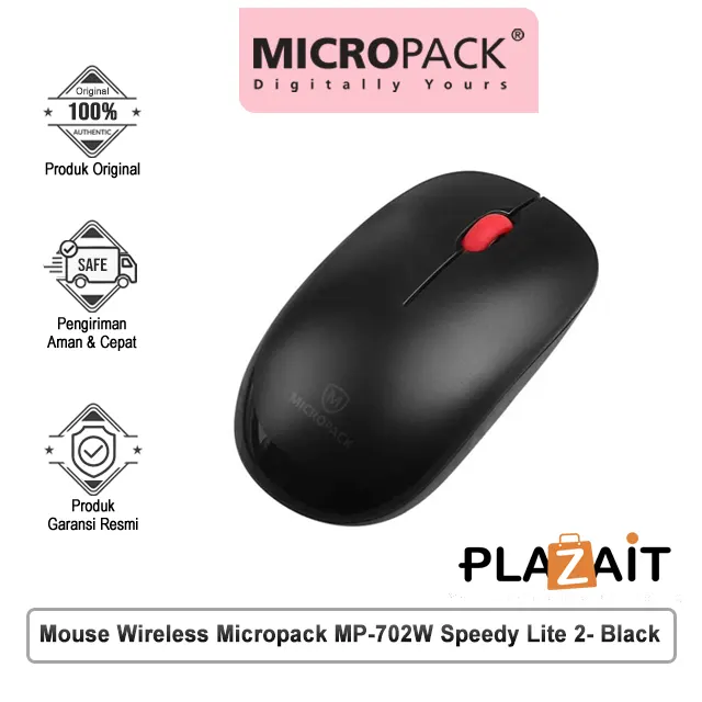 Mouse Wireless Micropack MP-702W Speedy Lite 2/Black